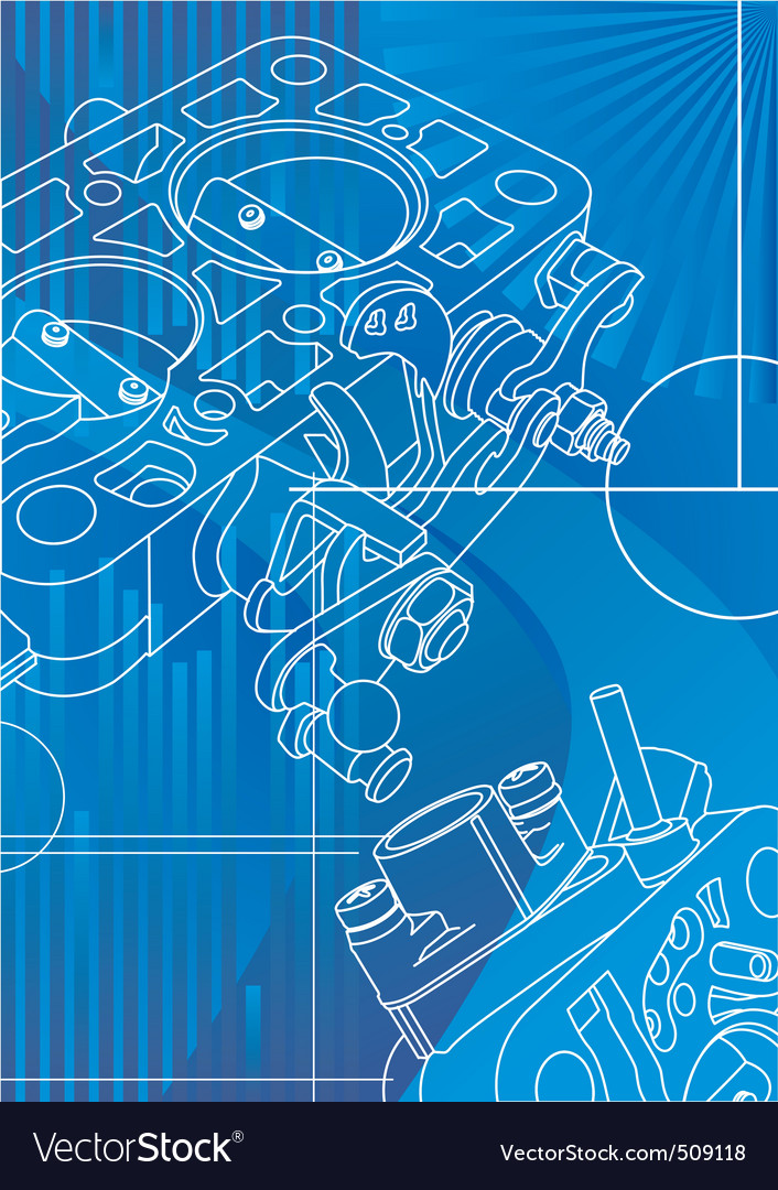 Technical Blueprint Backdrop