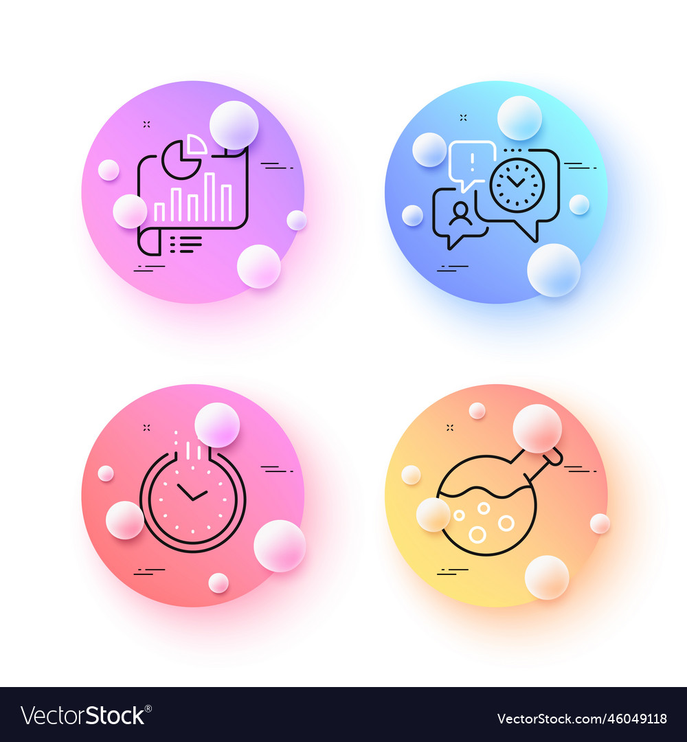 Time management report document and minimal vector image Time management report document and minimal