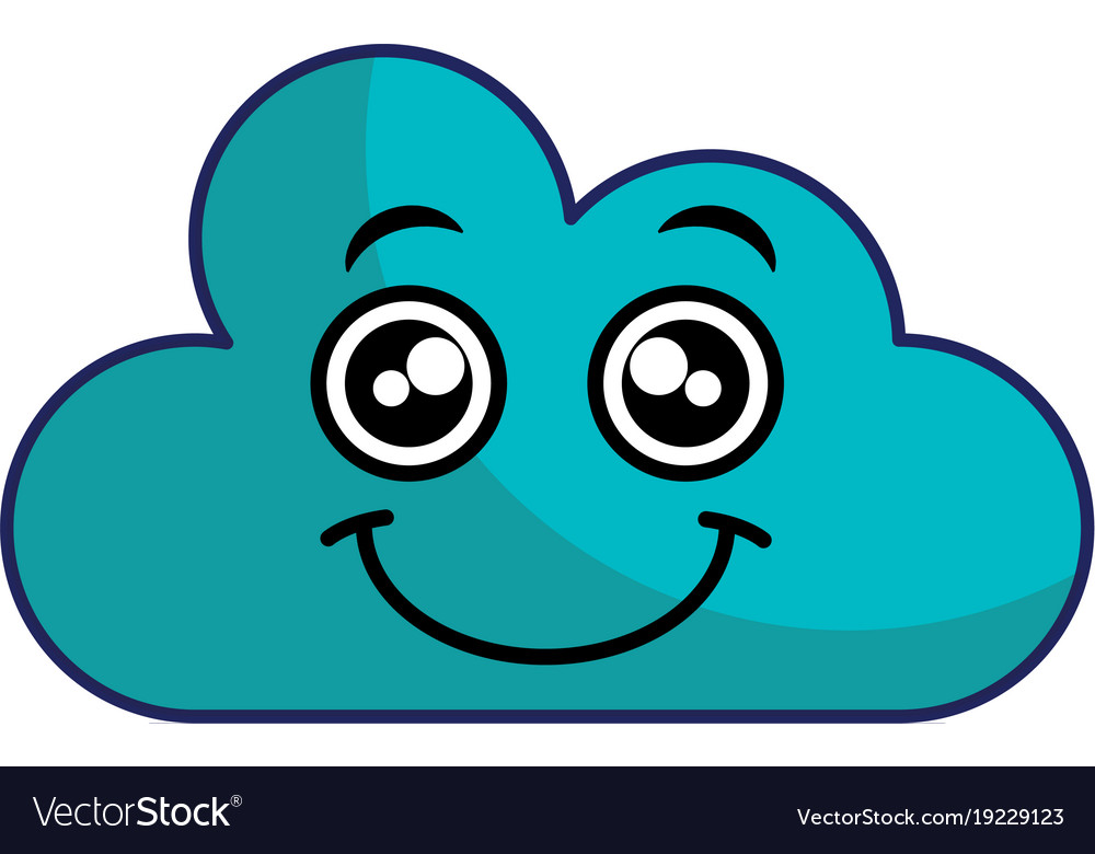 Cloud computing isolated icon