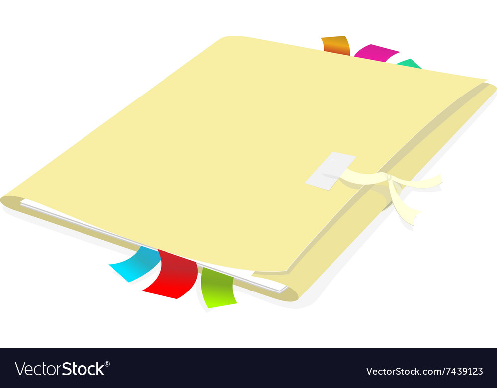 Folder with document