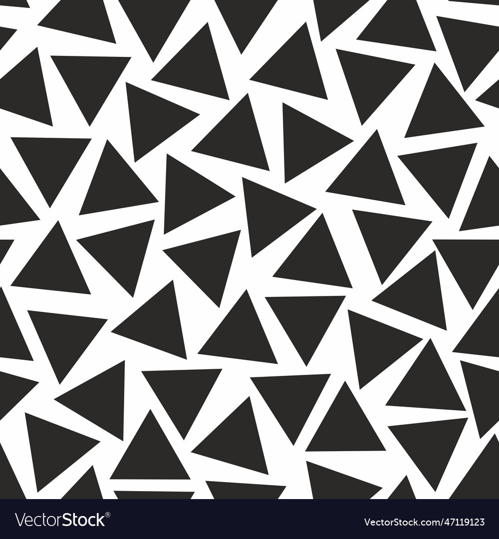 Geometric seamless pattern with triangles Vector Image