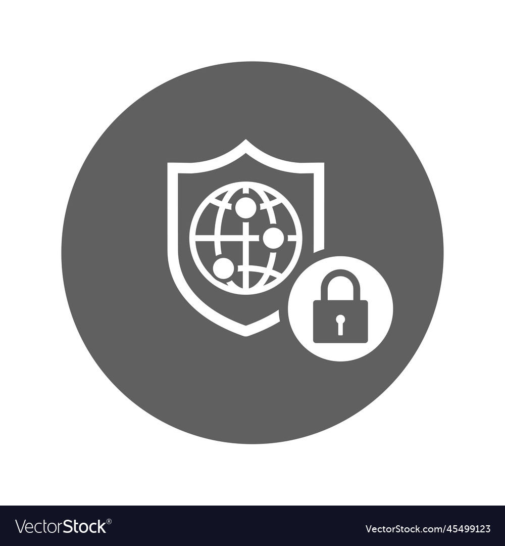 Internet safety network security icon