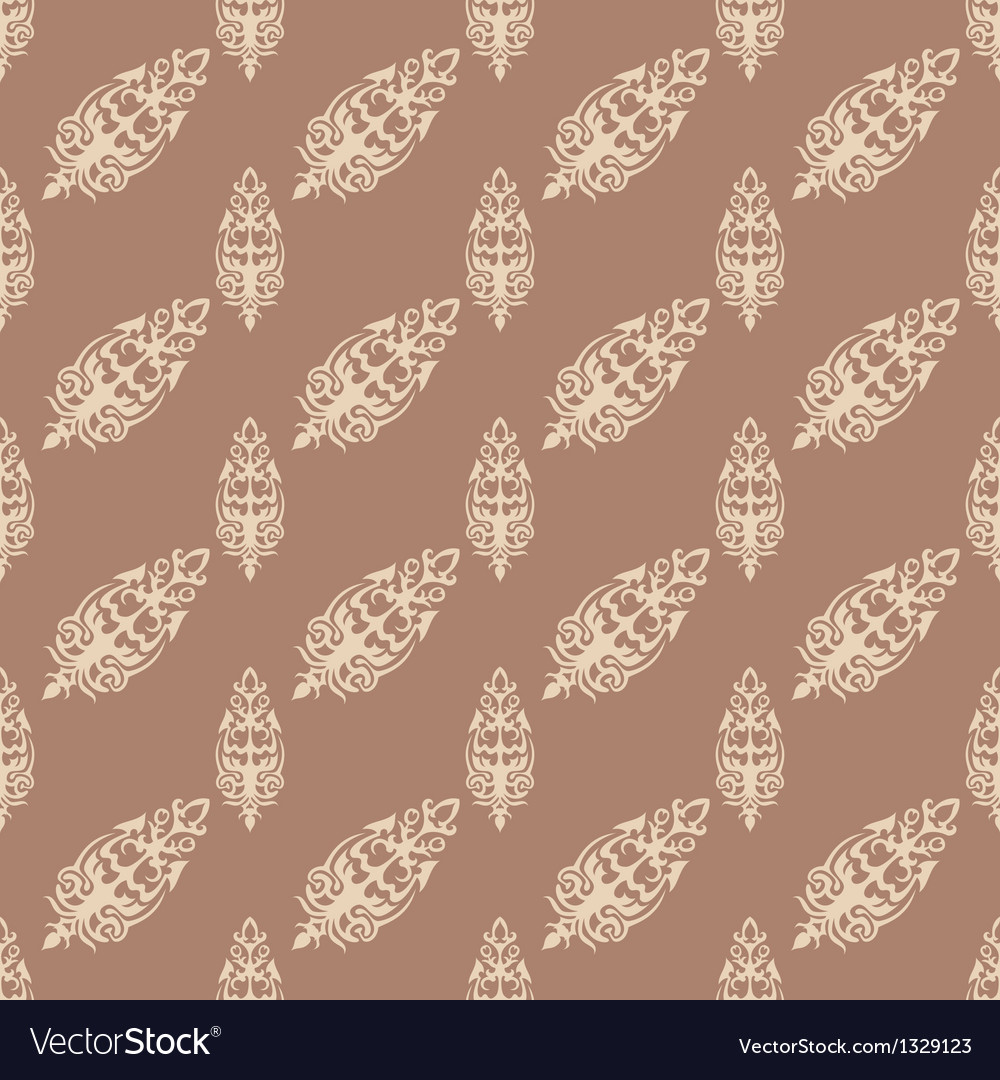 Pattern in the old style with curls