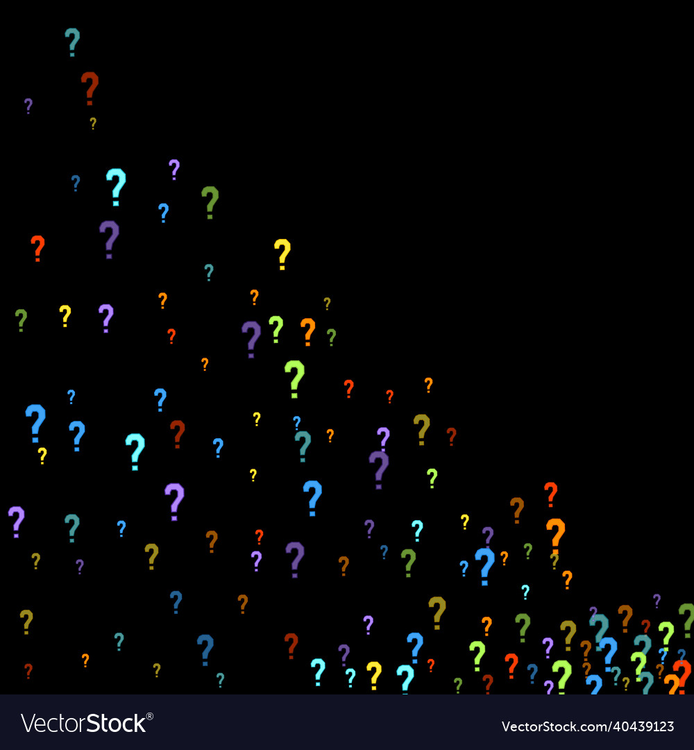 Question marks quiz doubt poll query public vector image Question marks quiz doubt poll query public