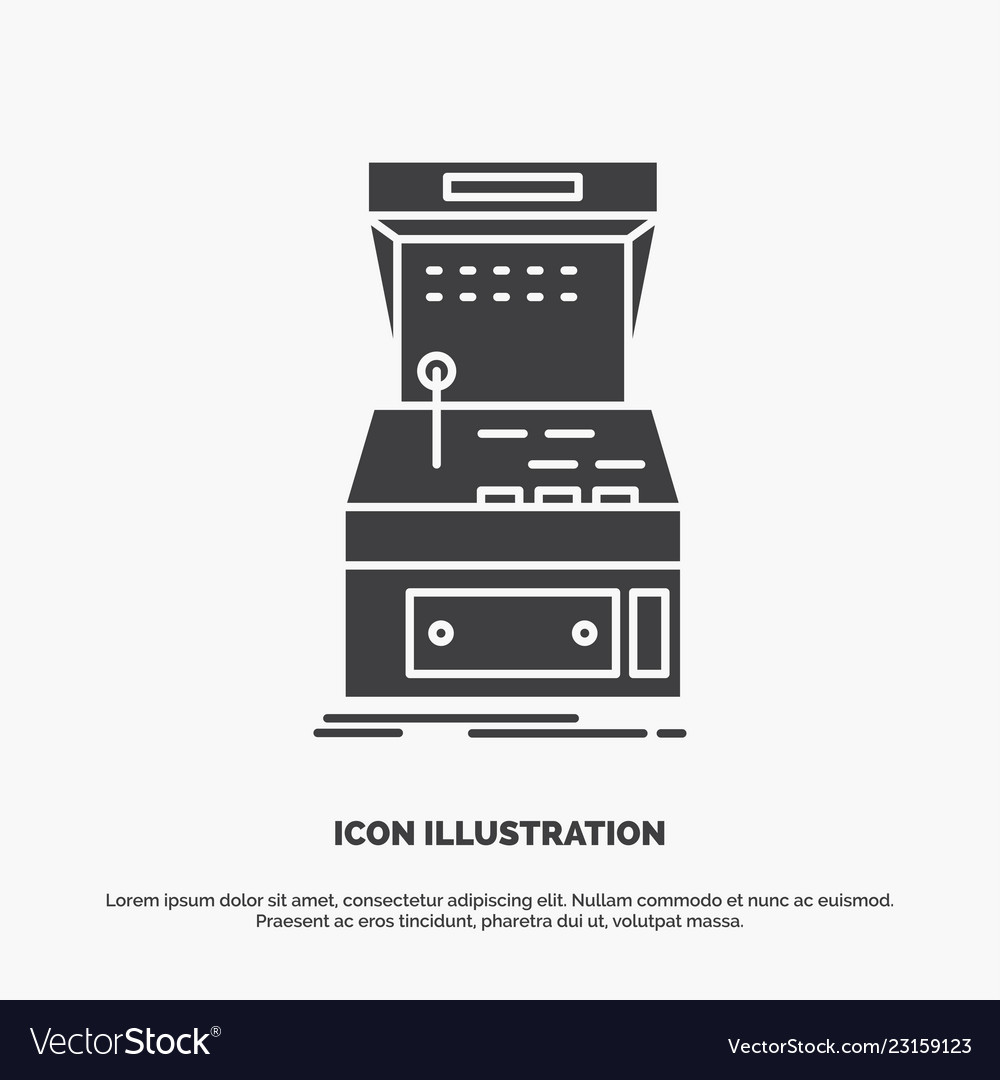Retro Arcade Game Console Icon