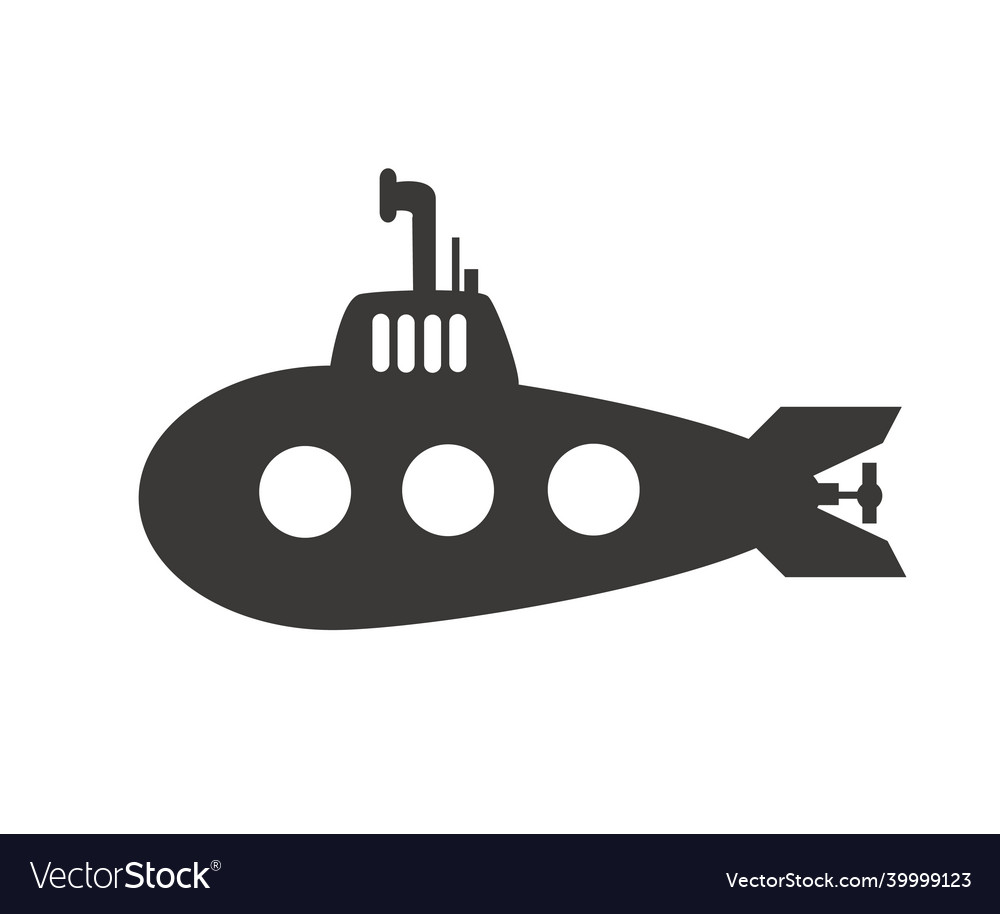 Submarine design Royalty Free Vector Image - VectorStock