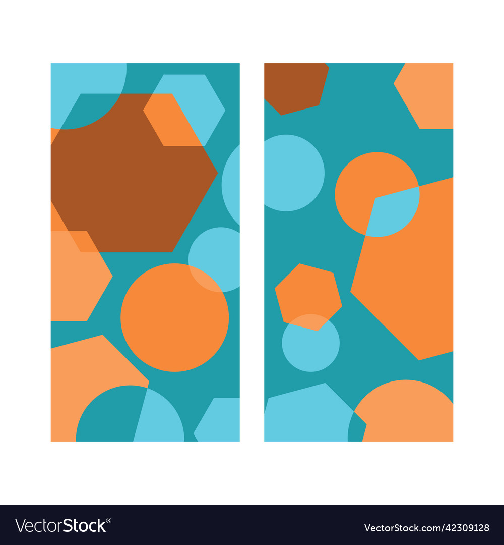 Abstract round geometrict background