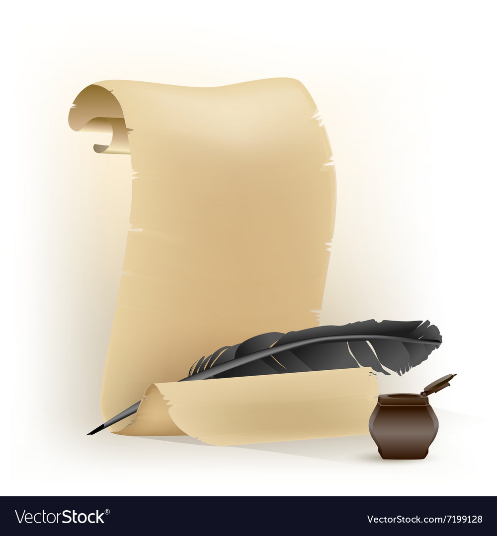 Ancient Parchment Scroll