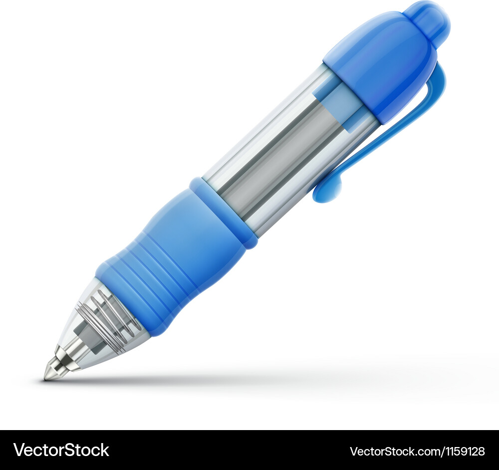 Ballpoint pen Royalty Free Vector Image - VectorStock