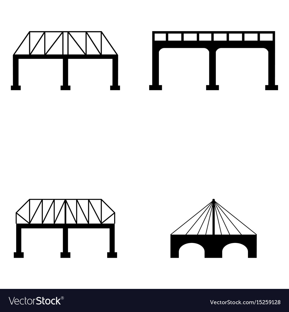 Bridge icon set