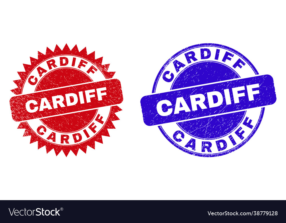 Cardiff round and rosette seals with corroded