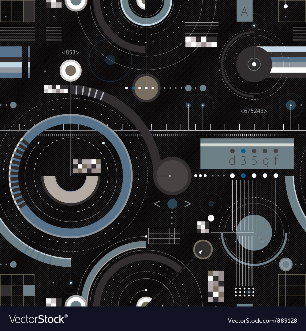 Engineering draft seamless pattern