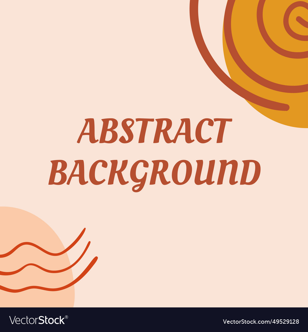 Hand draw abstract shape background vector image Hand draw abstract shape background