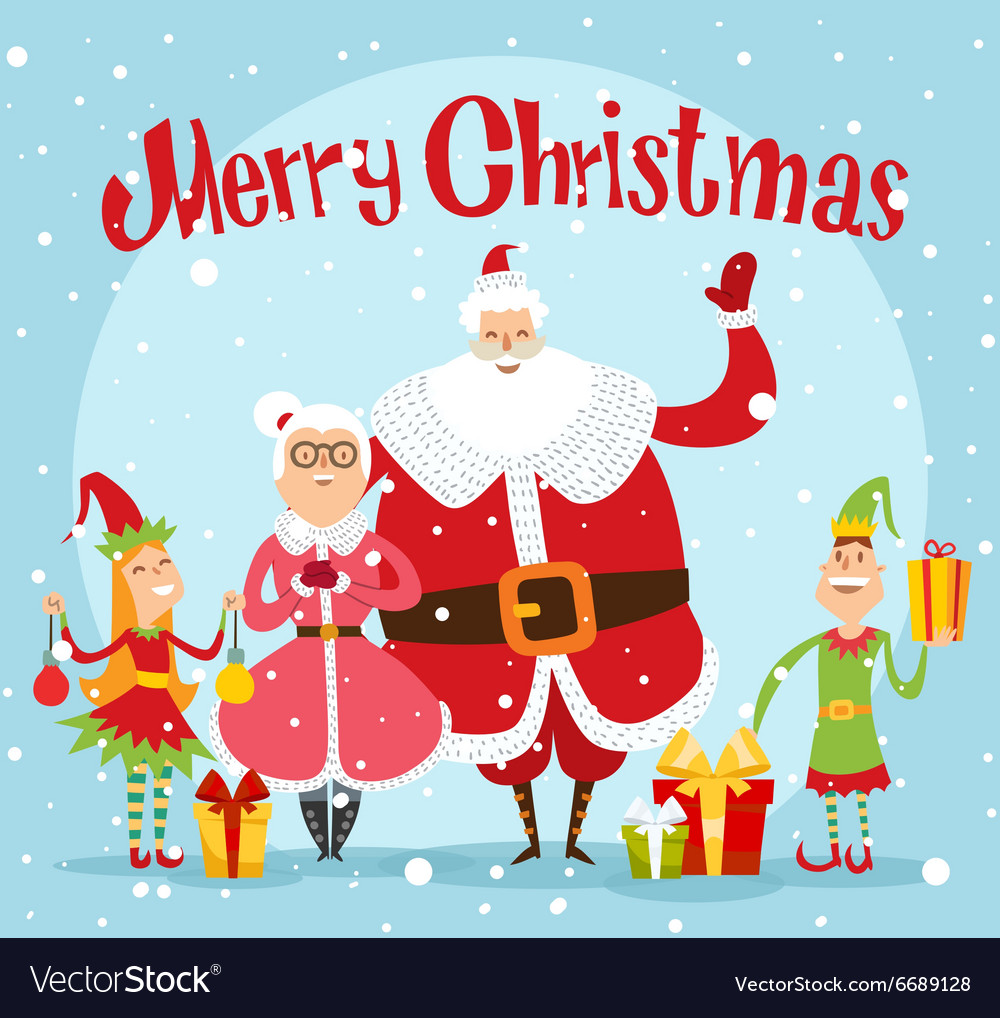 Santa's Family Portrait