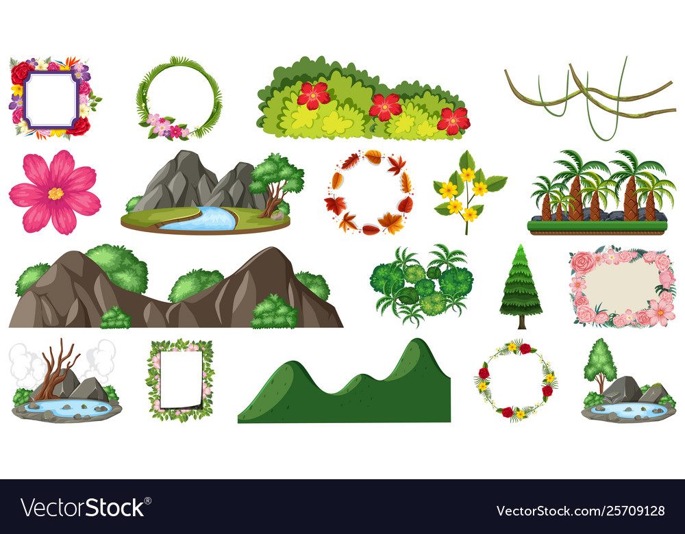 Set nature objects