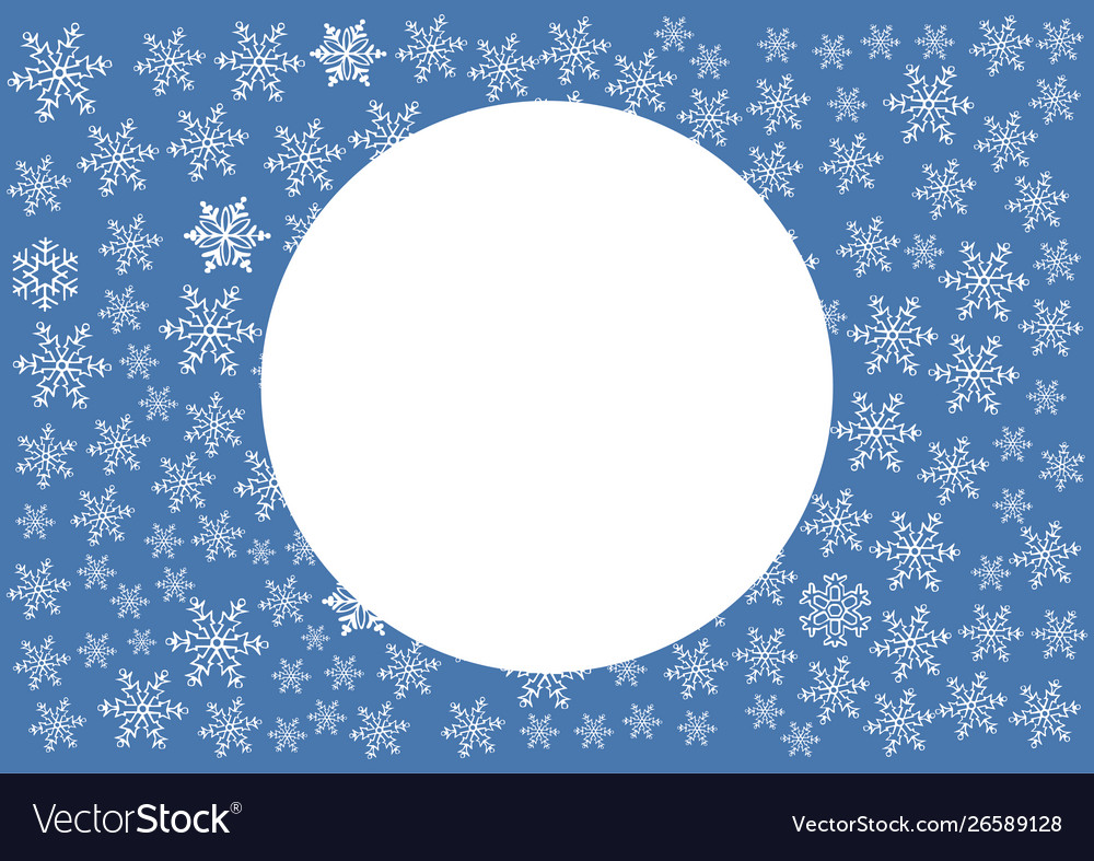 Snowflake icon background