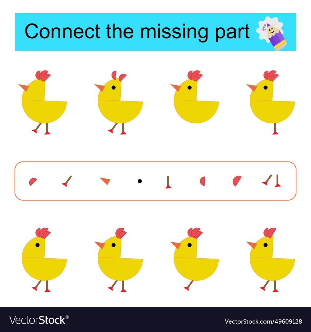 Task for the development of attention and logic Vector Image Task for the development of attention and logic