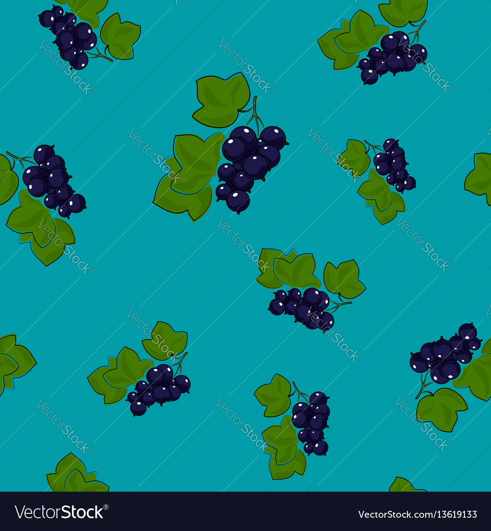 Blackcurrant Pattern - Azure
