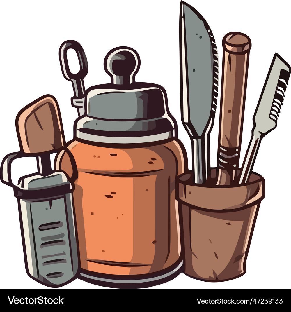 Carpentry tools in design Royalty Free Vector Image
