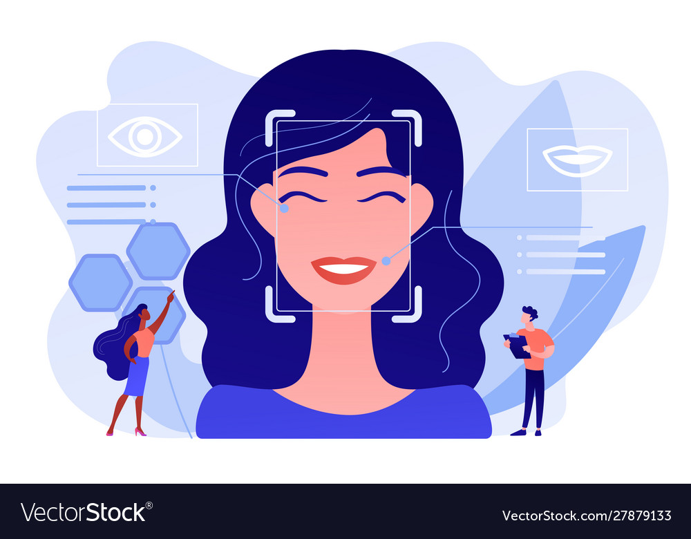 Emotion detection concept Vector Image Emotion detection concept