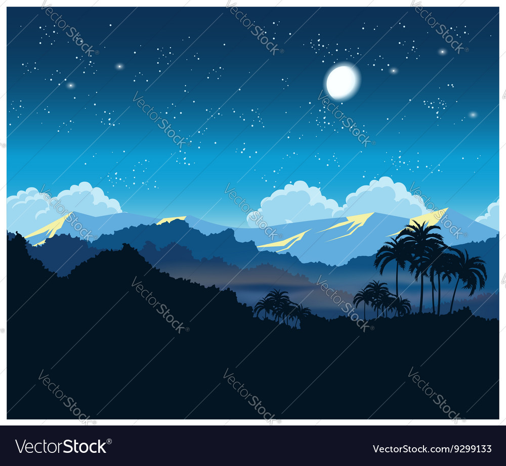 Jungle at night