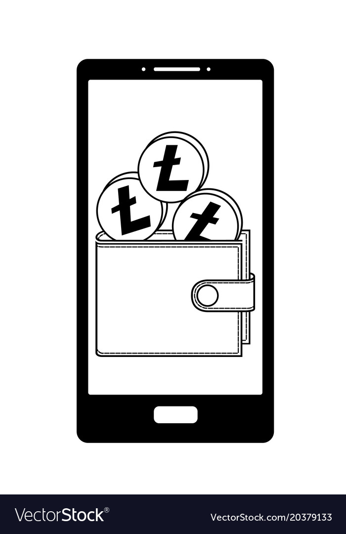 Litecoin wallet on the phone screen