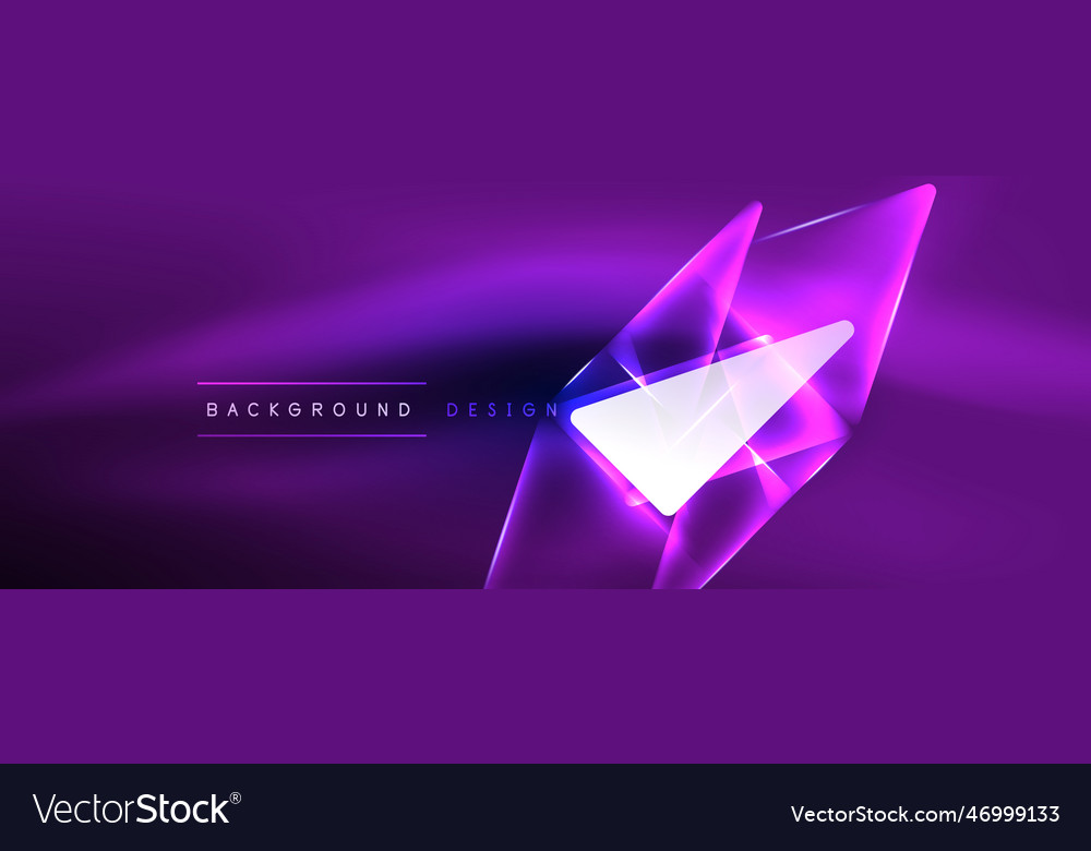 Neon lights hacking geometric background virtual