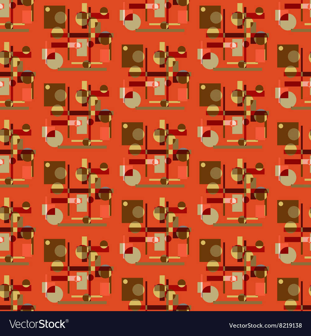 Background of circles and rectangles