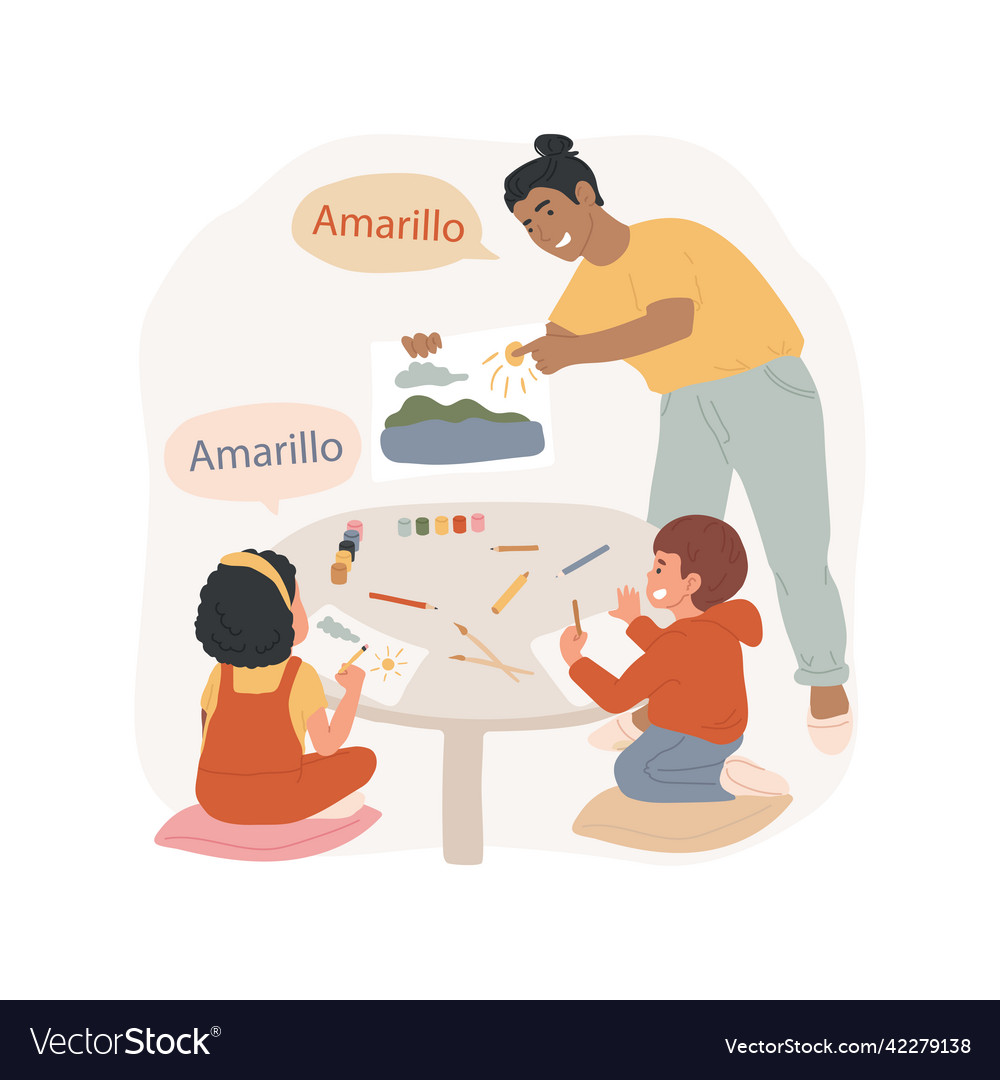 Child Learning Color Names