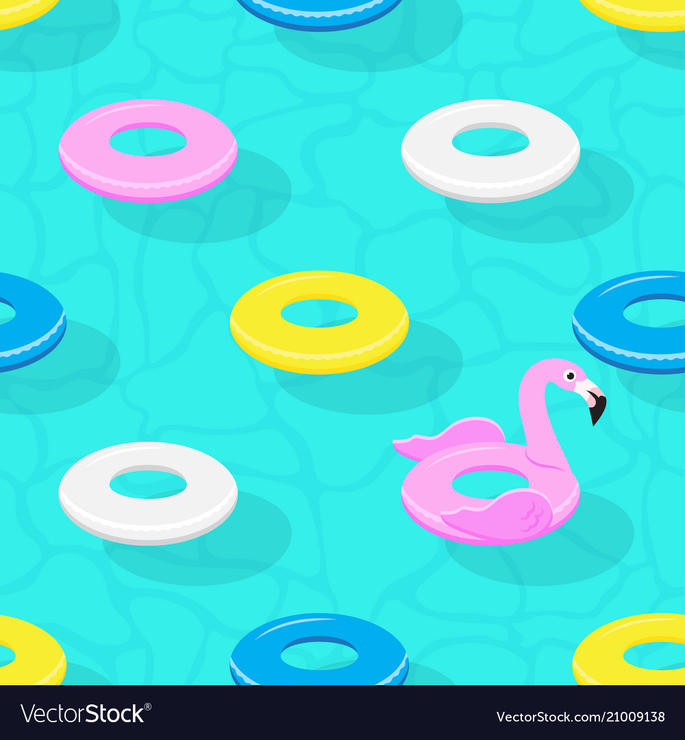 Flamingo Pool Float Pattern