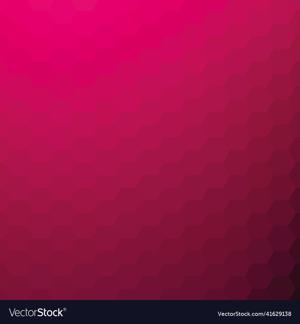 Geometric abstract background magenta hexagonal vector image Geometric abstract background magenta hexagonal
