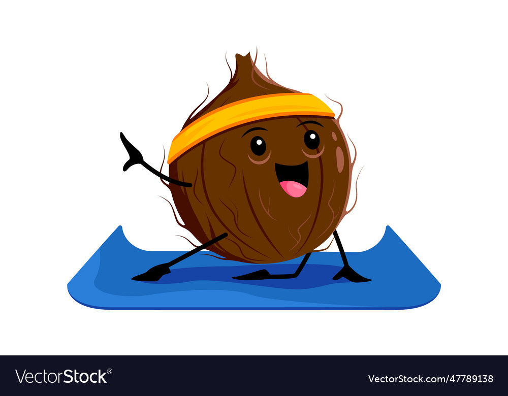 Frohe Kokosnuss Yogi