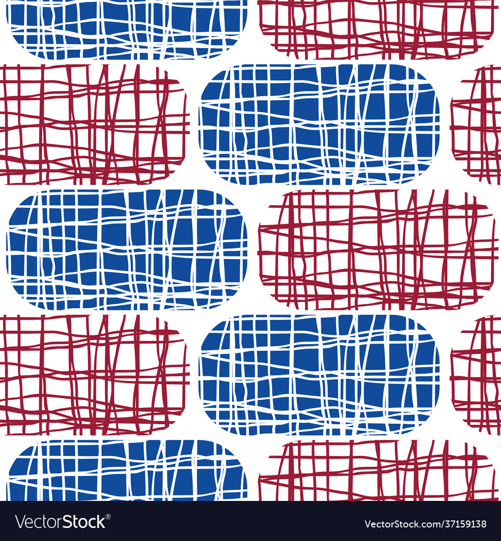Irregular weave effect rectangles seamless vector image Irregular weave effect rectangles seamless
