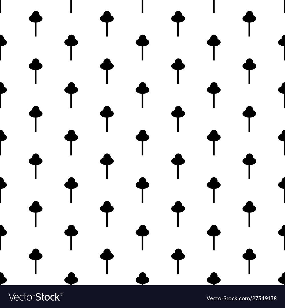 Seamless pattern with trees icon elements vector image Seamless pattern with trees icon elements