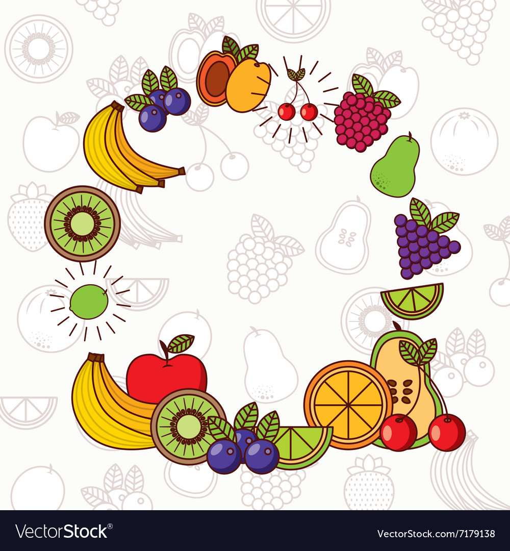 Tropical fruit design