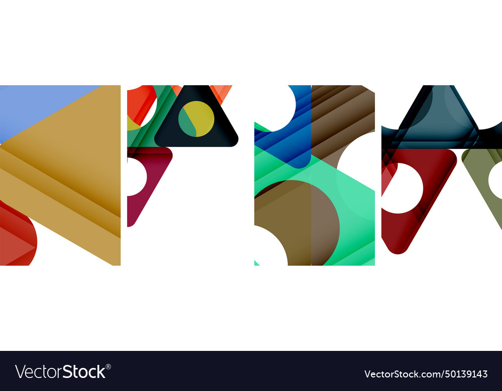 Abstract background set showcasing a dynamic Vector Image Abstract background set showcasing a dynamic