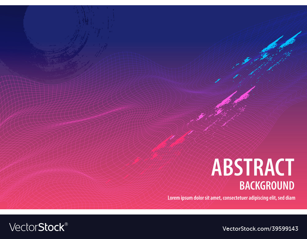 Abstract gradient background element color web vector image Abstract gradient background element color web