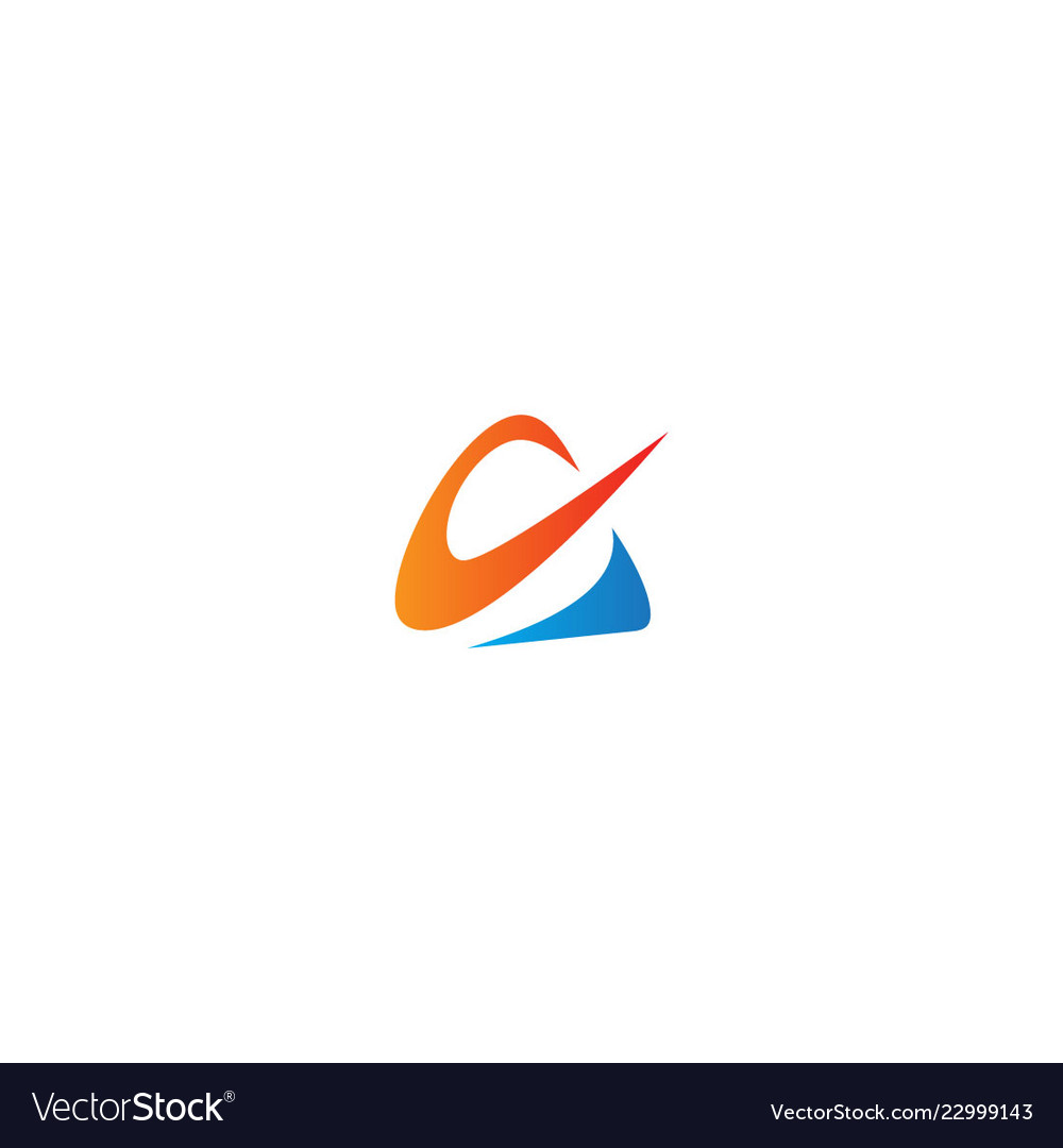 Abstract Loop Triangle Logo