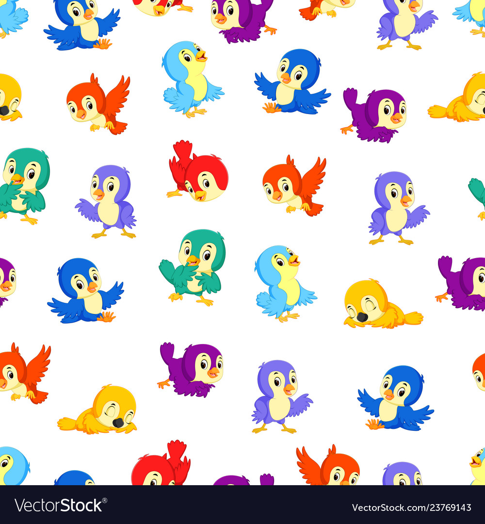 Colorful Bird Pattern