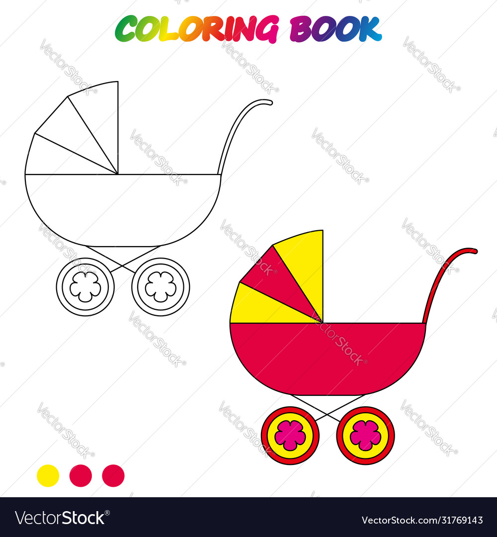 Malbuchseite zur Ausbildung der Vorschule vector image Malbuchseite zur Ausbildung der Vorschule