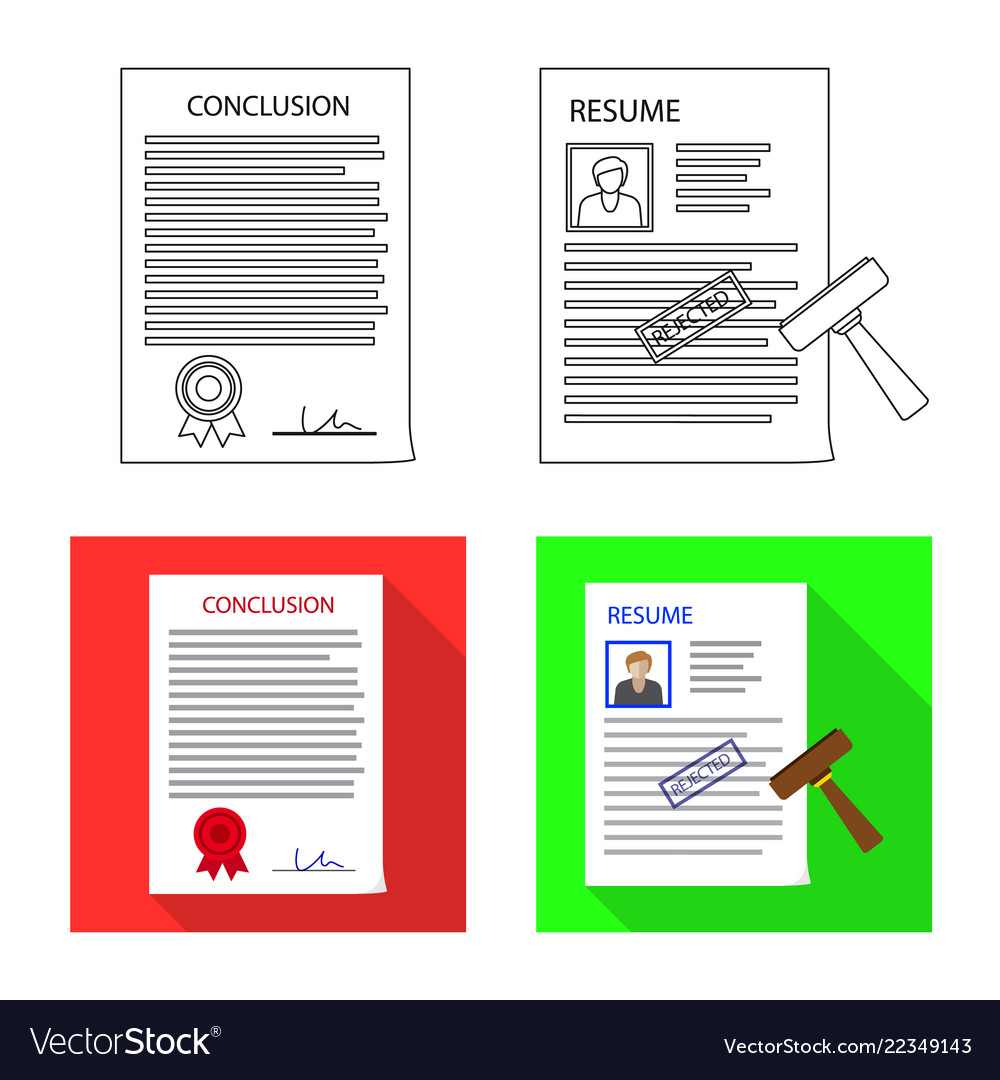 Isolated object of form and document icon set