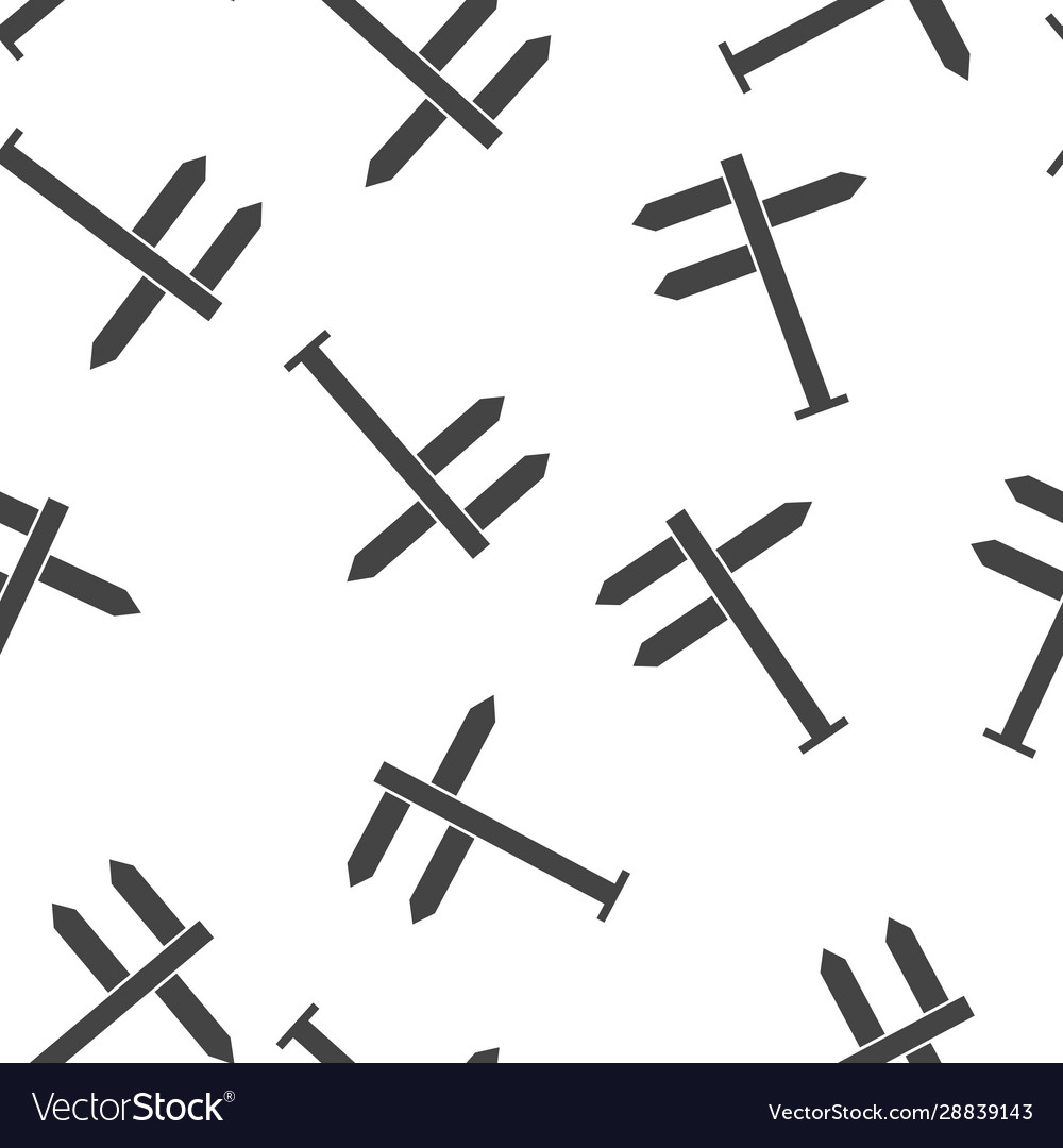 Pointer direction icon seamless pattern vector image Pointer direction icon seamless pattern