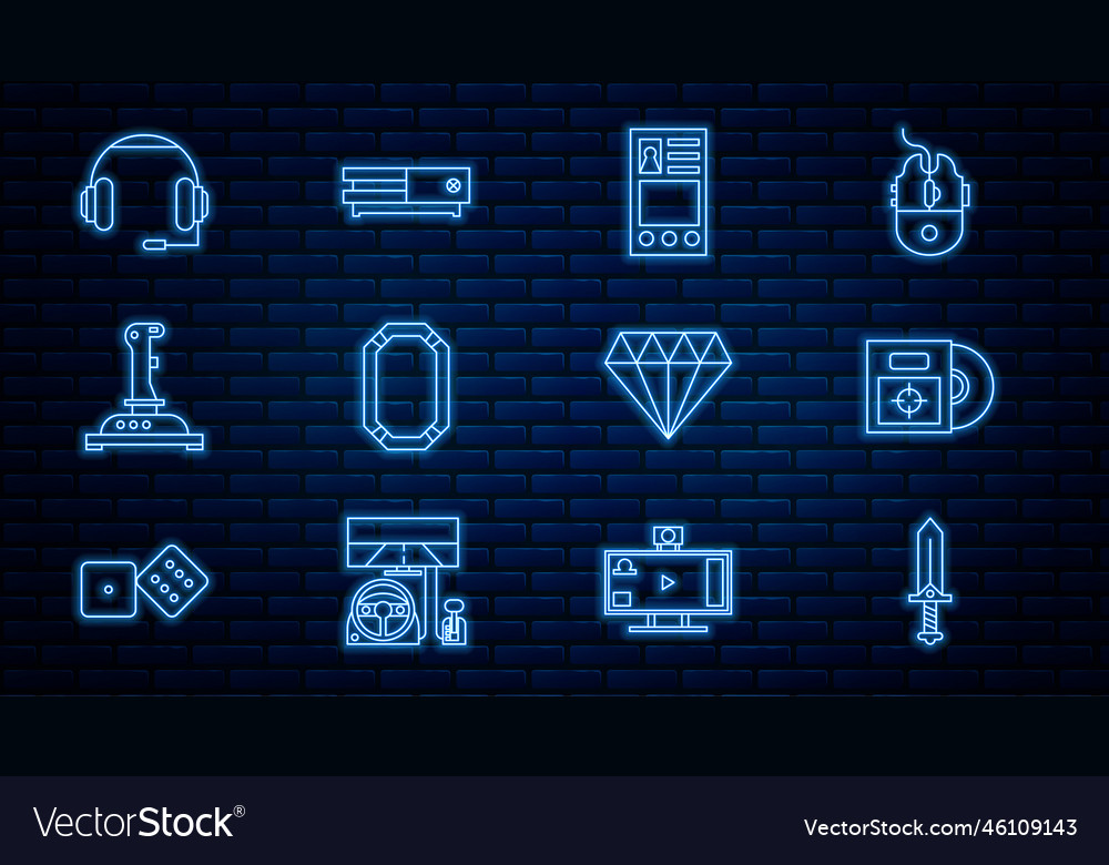 Set line sword for game cd dvd disk in box vector image Set line sword for game cd dvd disk in box