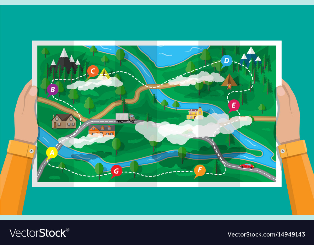 Suburban Map Navigation