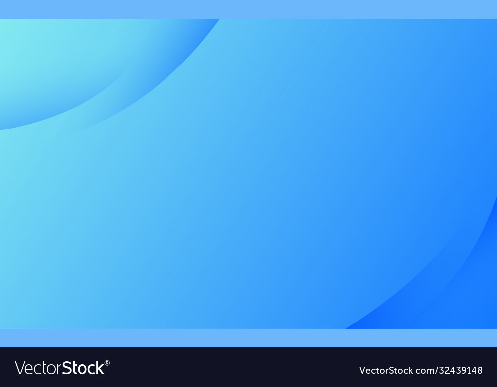 Abstract geometry blue color gradient curve paper vector image Abstract geometry blue color gradient curve paper