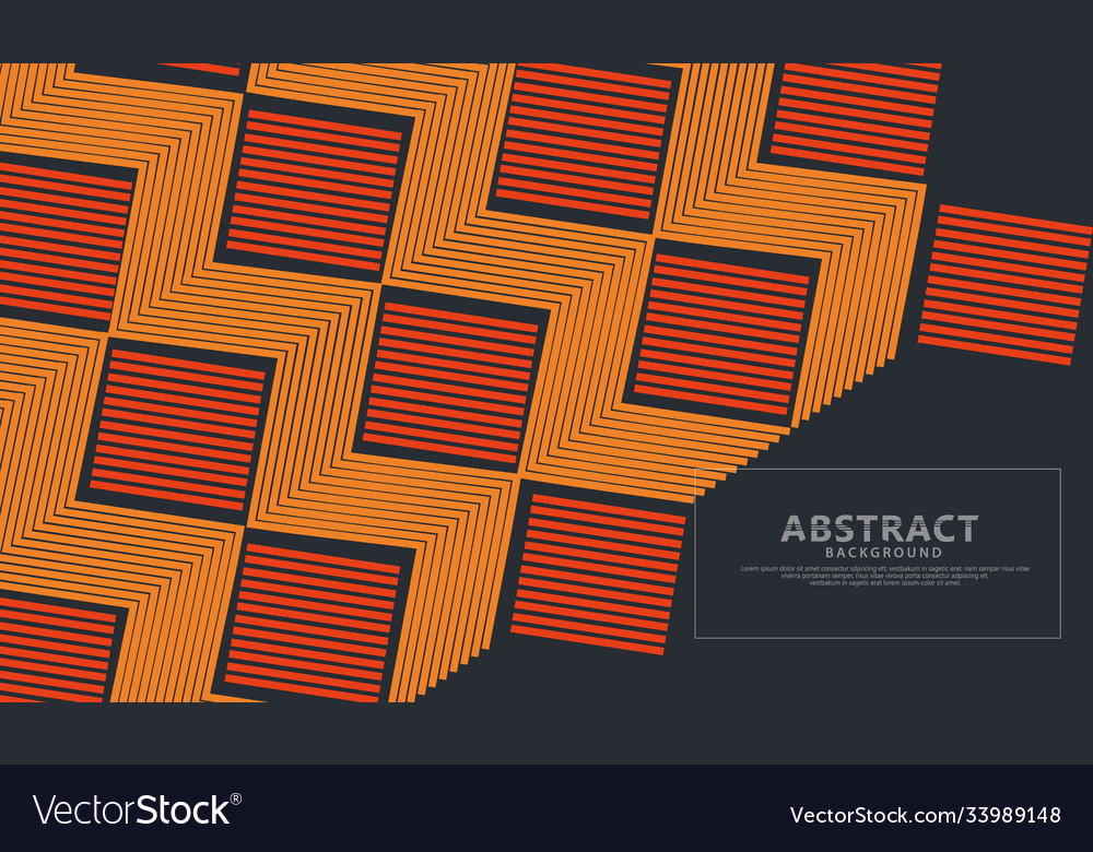 Abstract lines on rectangular shape background vector image Abstract lines on rectangular shape background