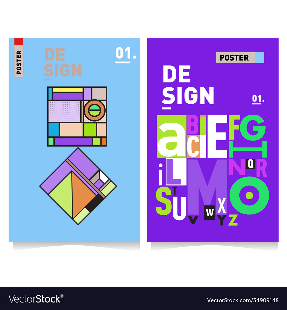 Cover und Poster Designvorlage für Magazin