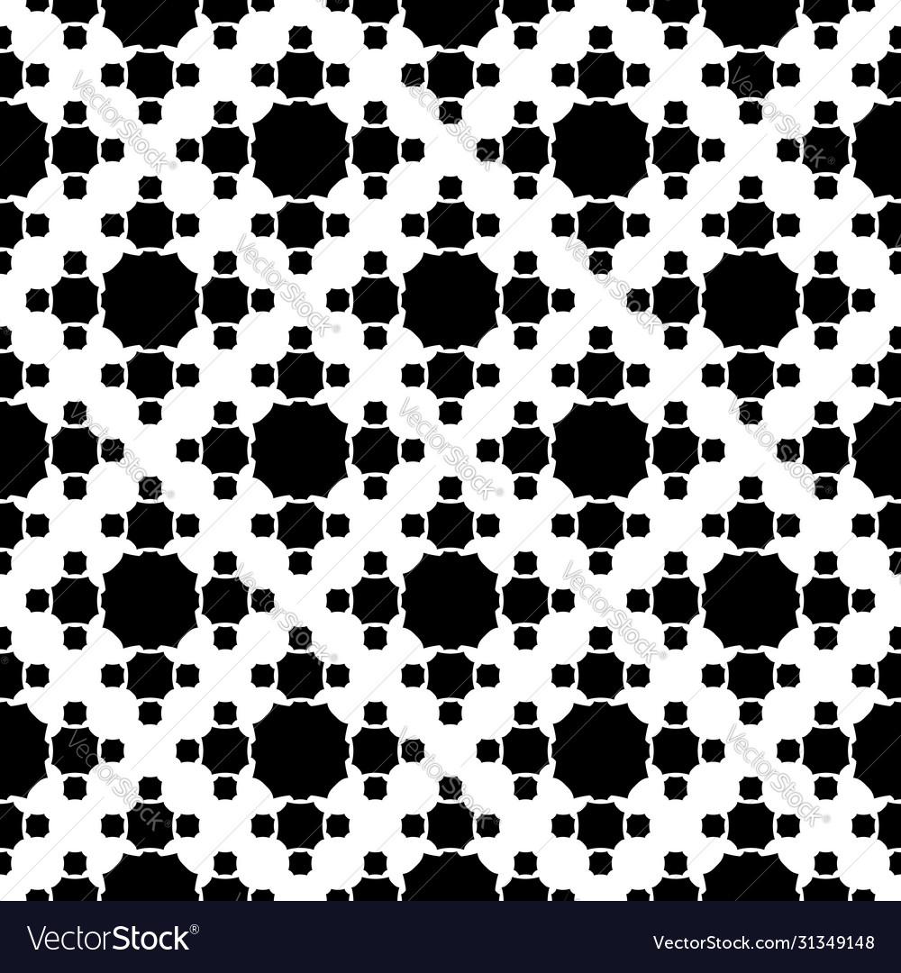 Geometric seamless pattern with octagons