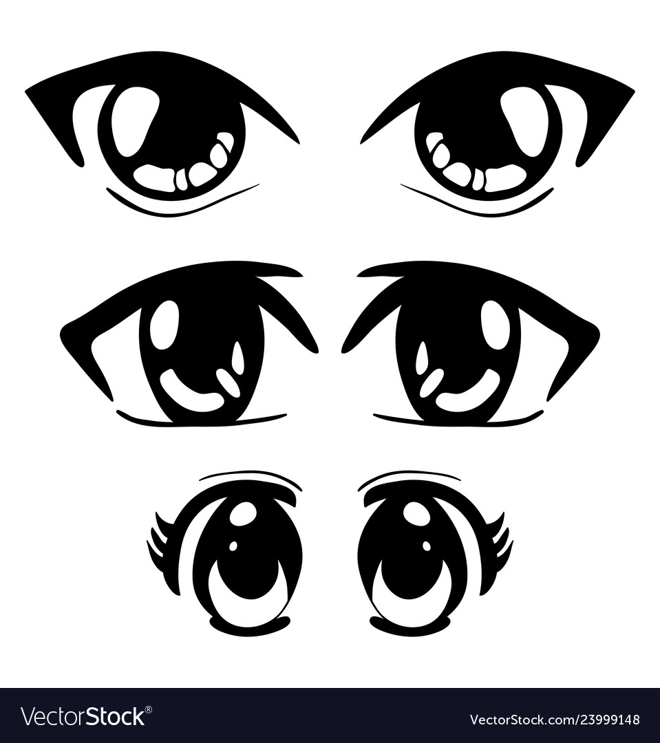 Anime Eyes Vector Art, Icons, and Graphics for Free Download