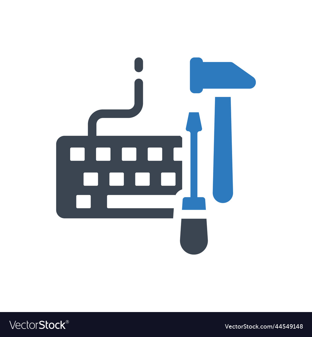 Refurbish tools icon Royalty Free Vector Image